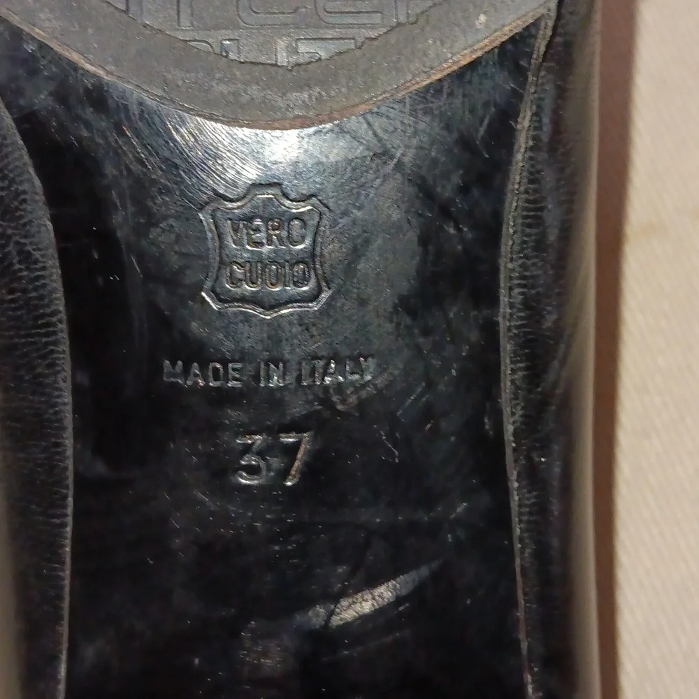 Mario Cerutti black leather heels - Picture 7 of 7